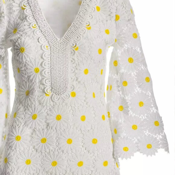 Boston Proper Beautiful Lace Tunic Dress - Picture 3 of 5